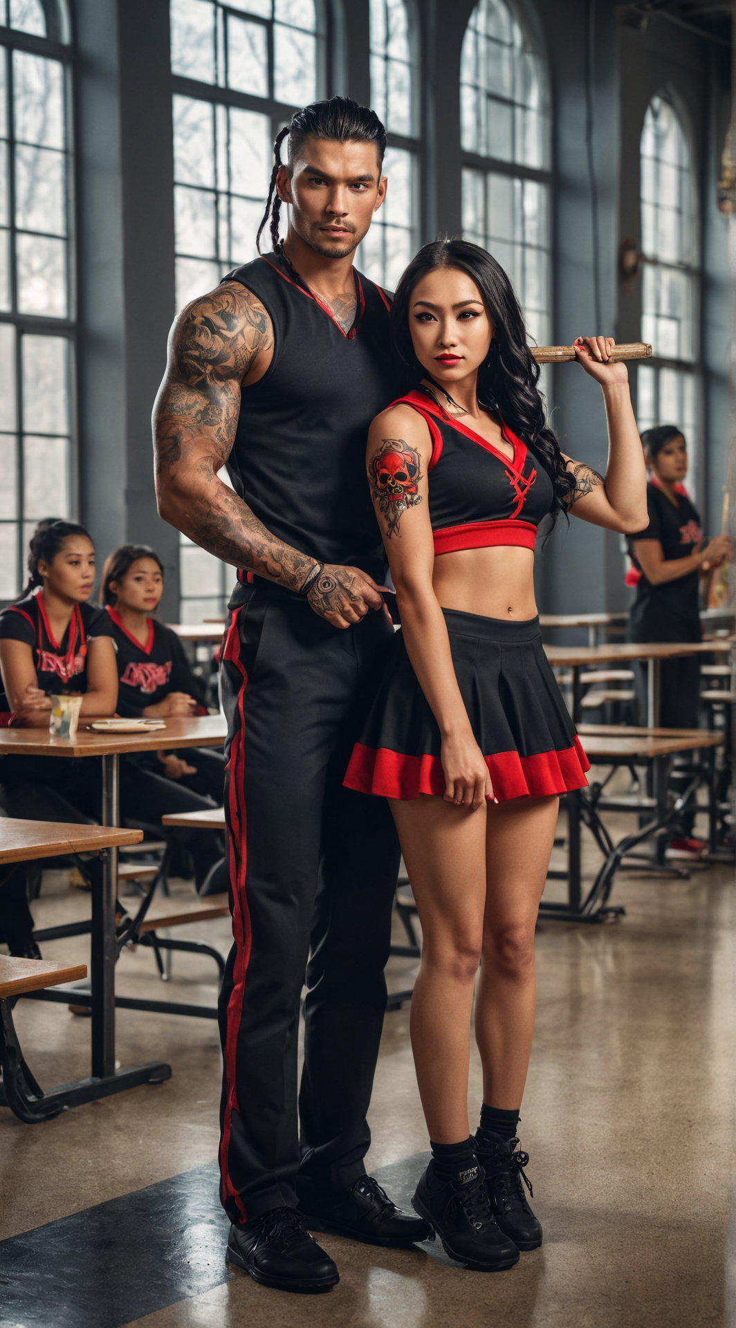 ai character: Bully Magic High  background