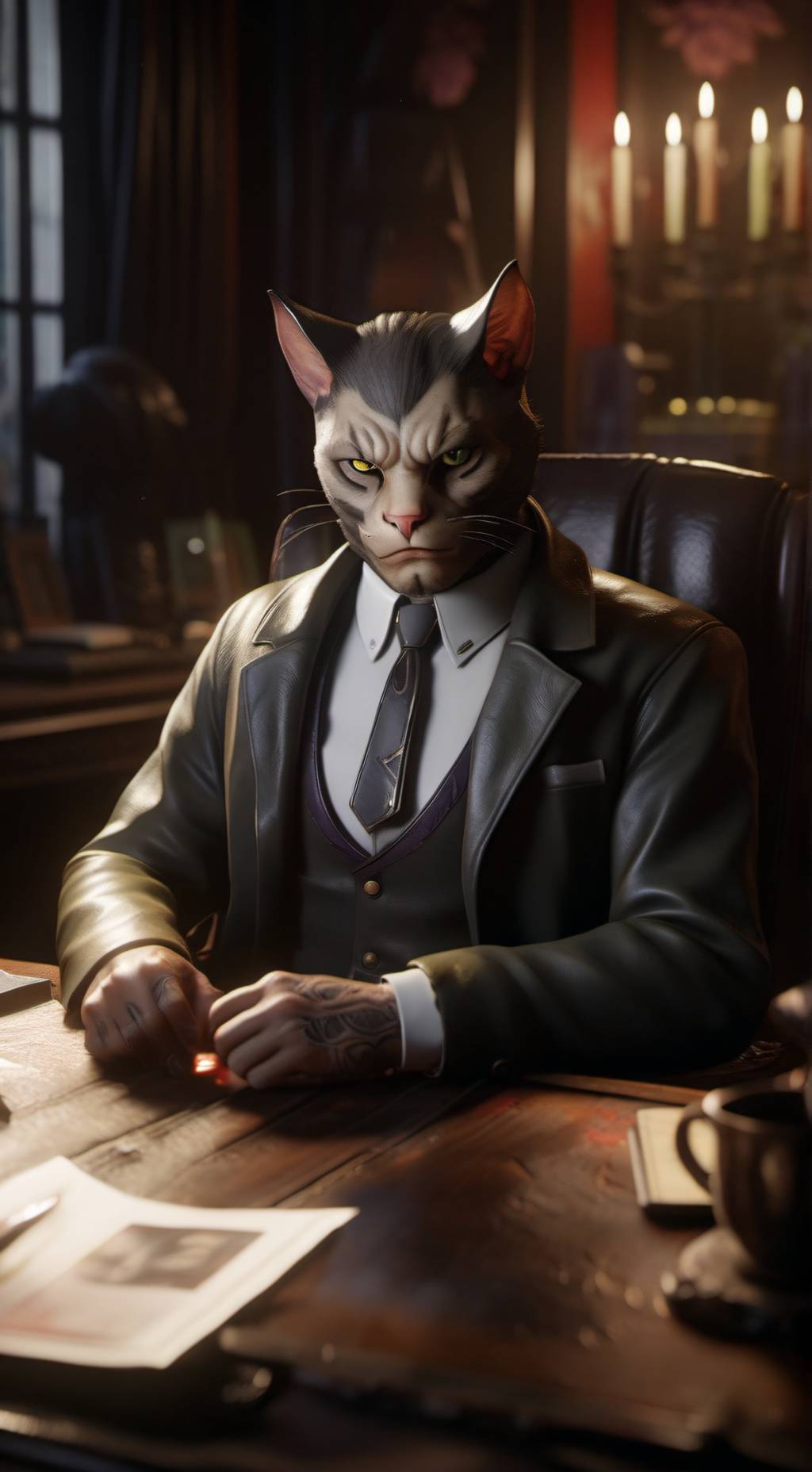 ai character: Cyrus Malott background