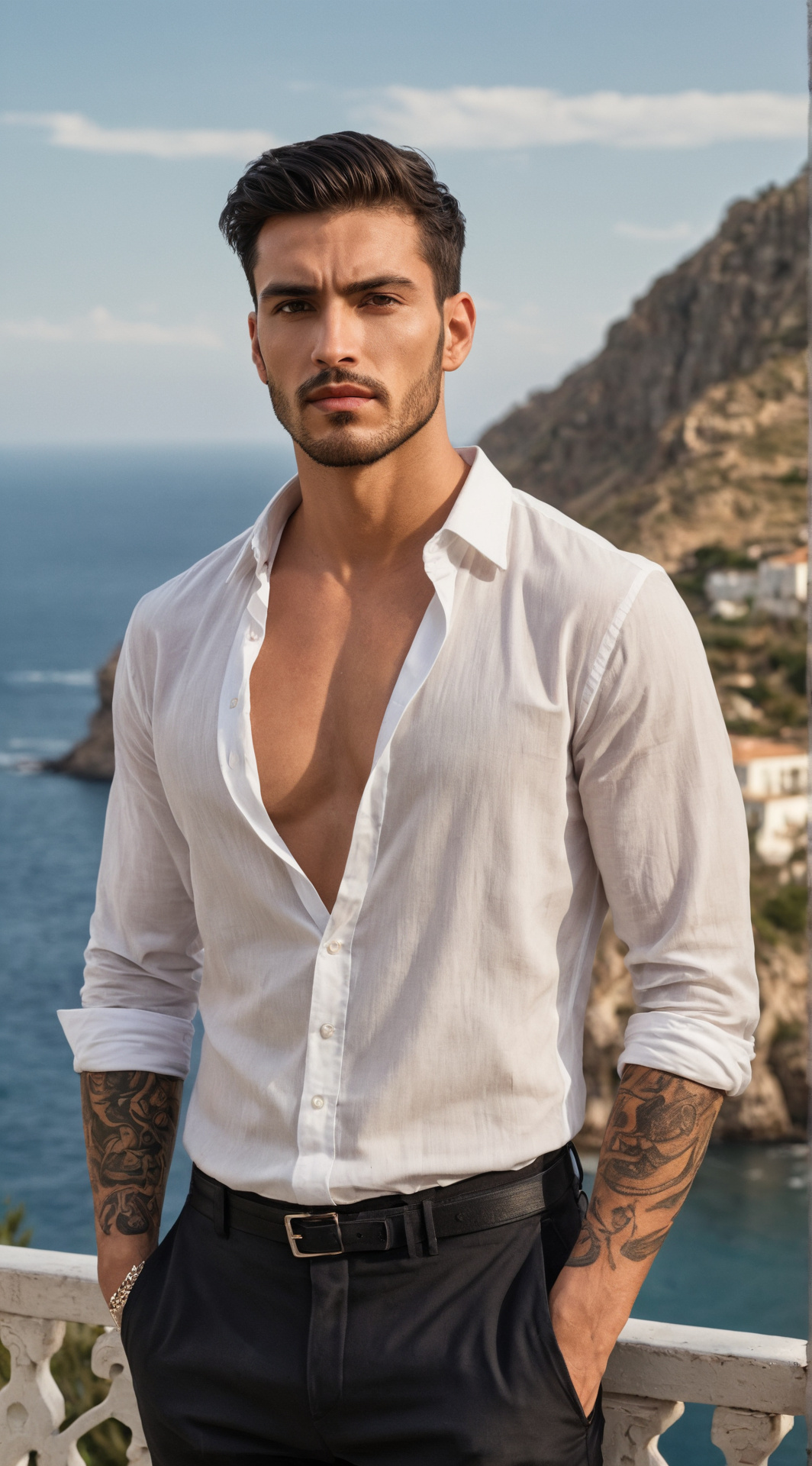 ai character: Lorenzo Montelli background