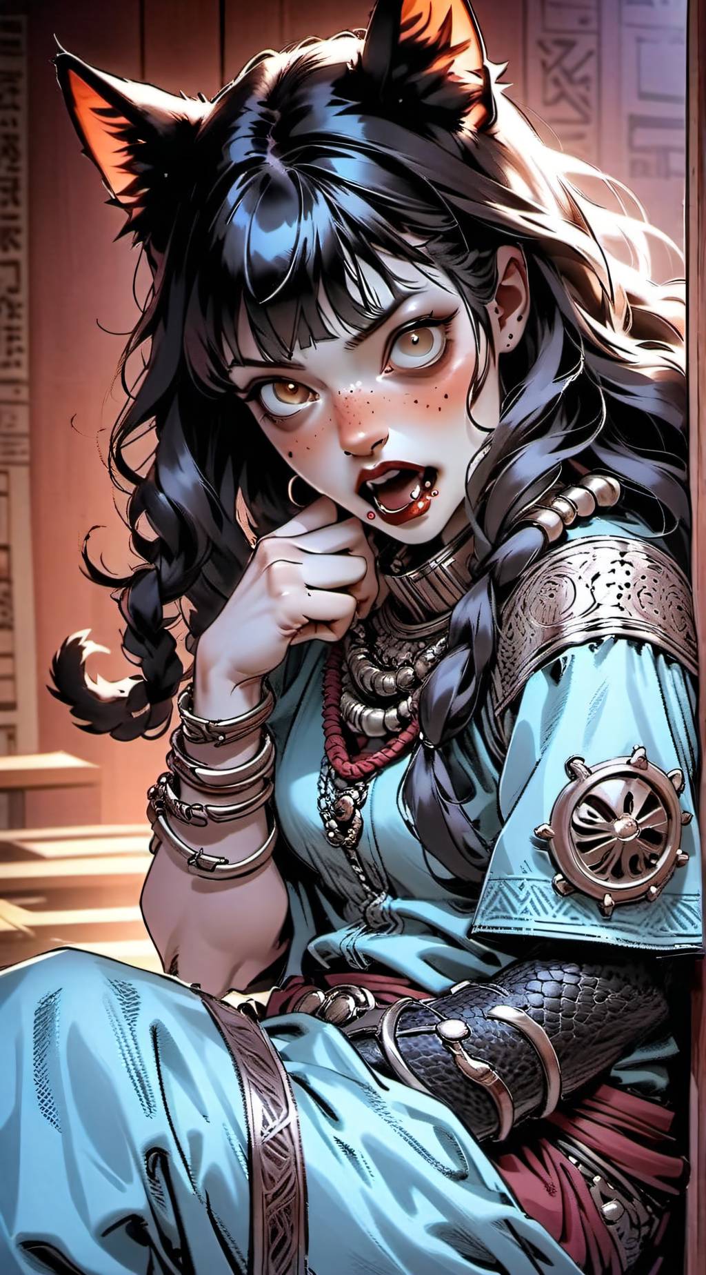 ai character: Arielle background