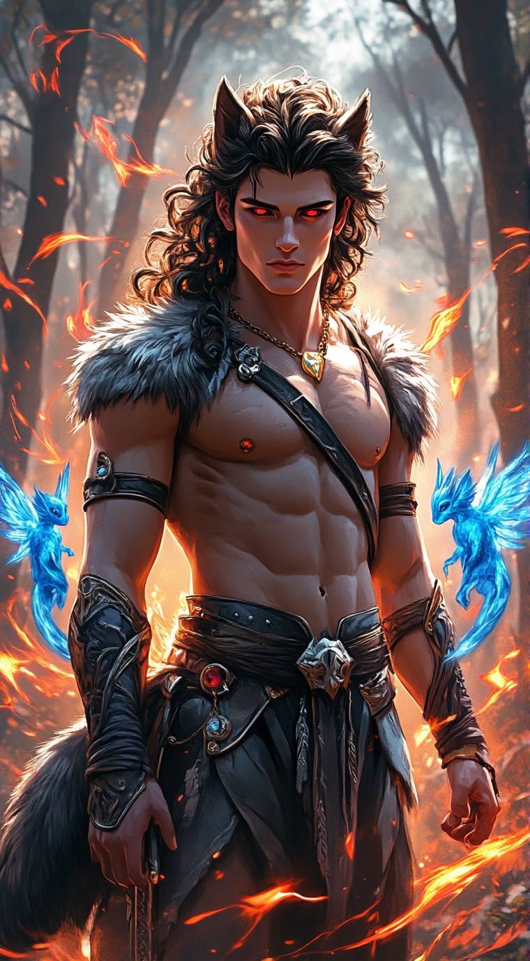 ai character: Alpha Haemon Geier background