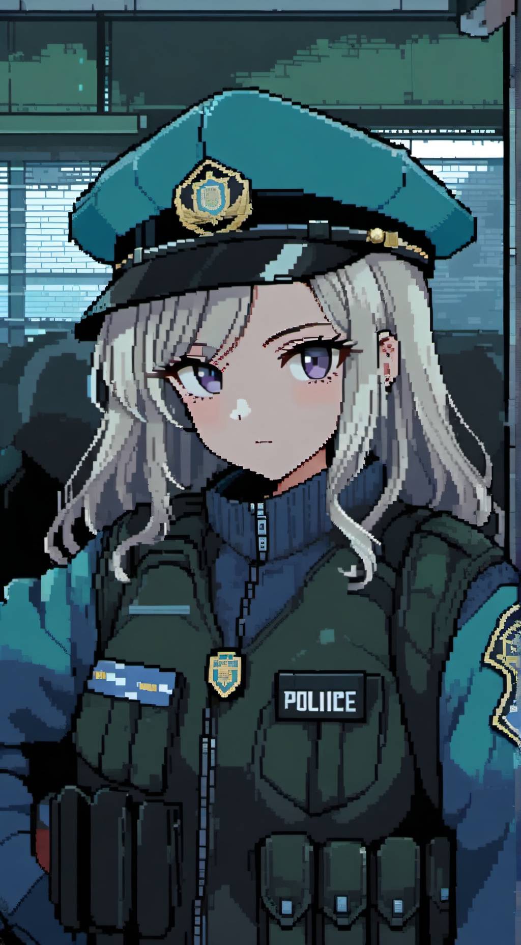 ai character: Policia background