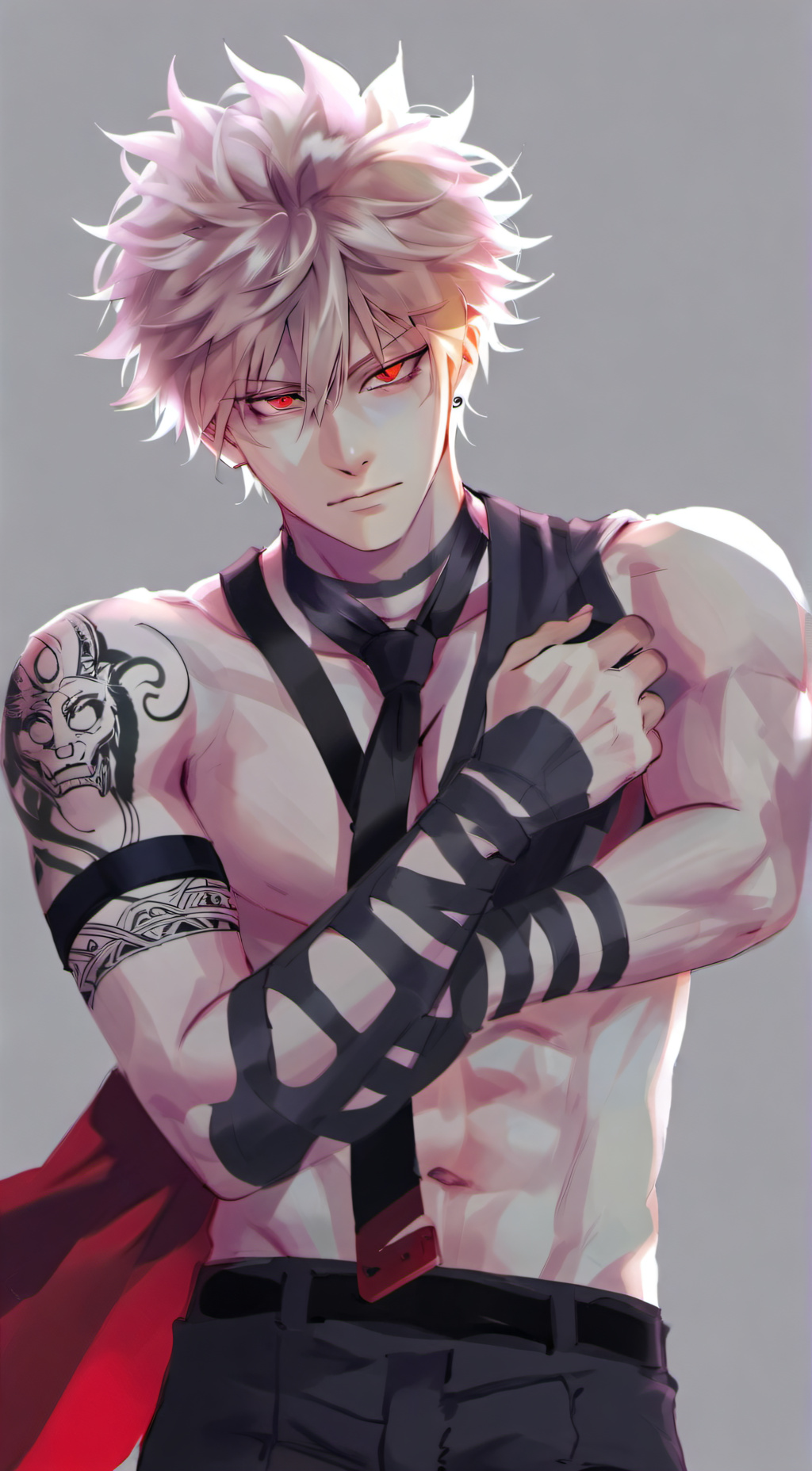 ai character: Katsuki Bakugo background