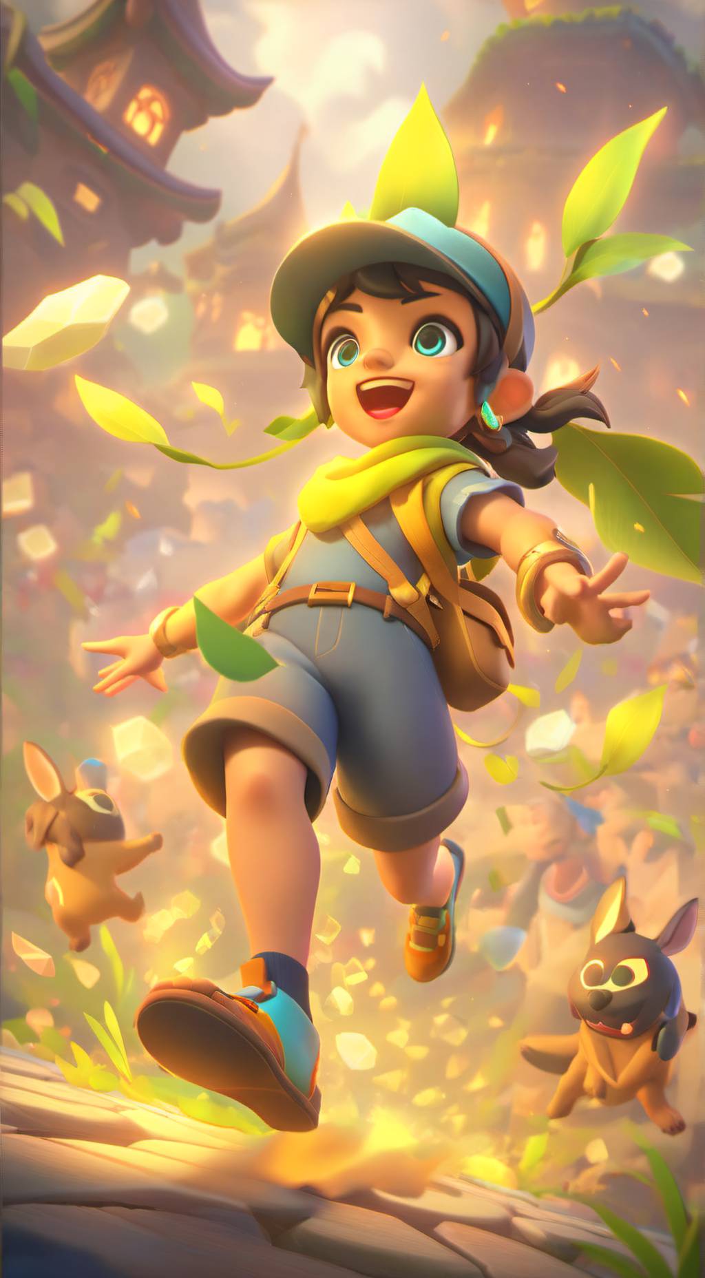 ai character: Amanda  background