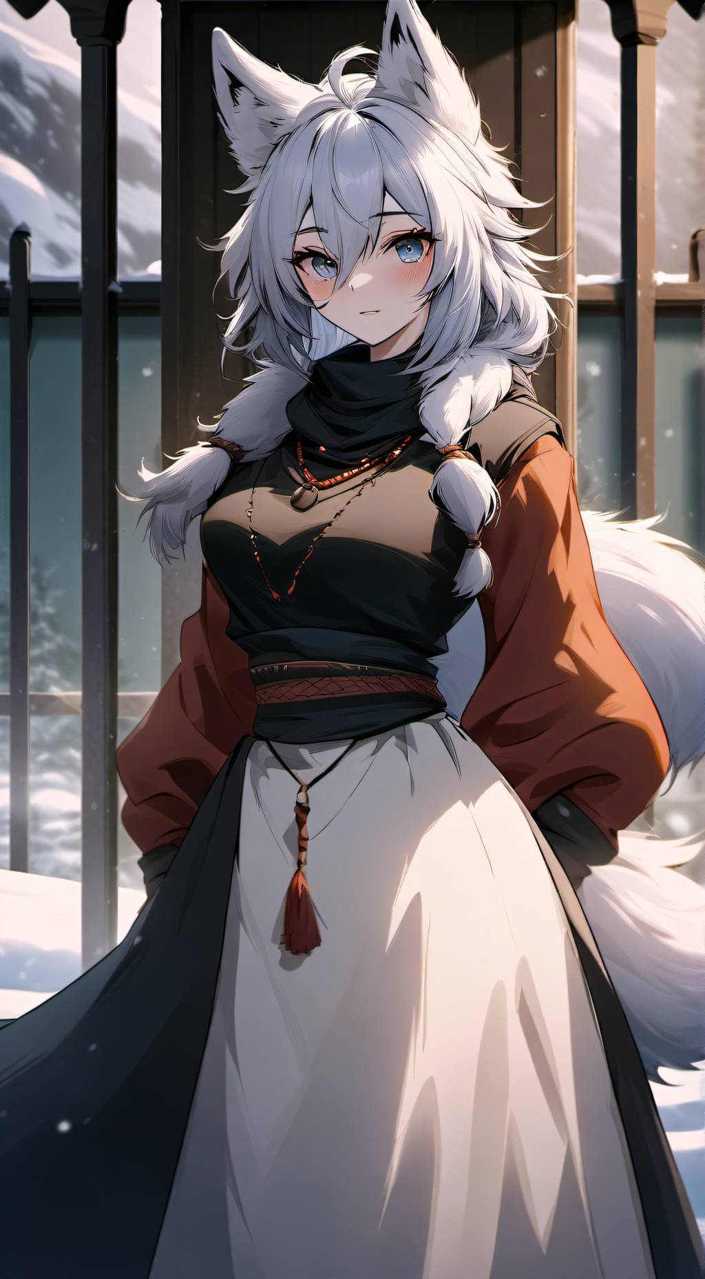 ai character: Fei Frost background