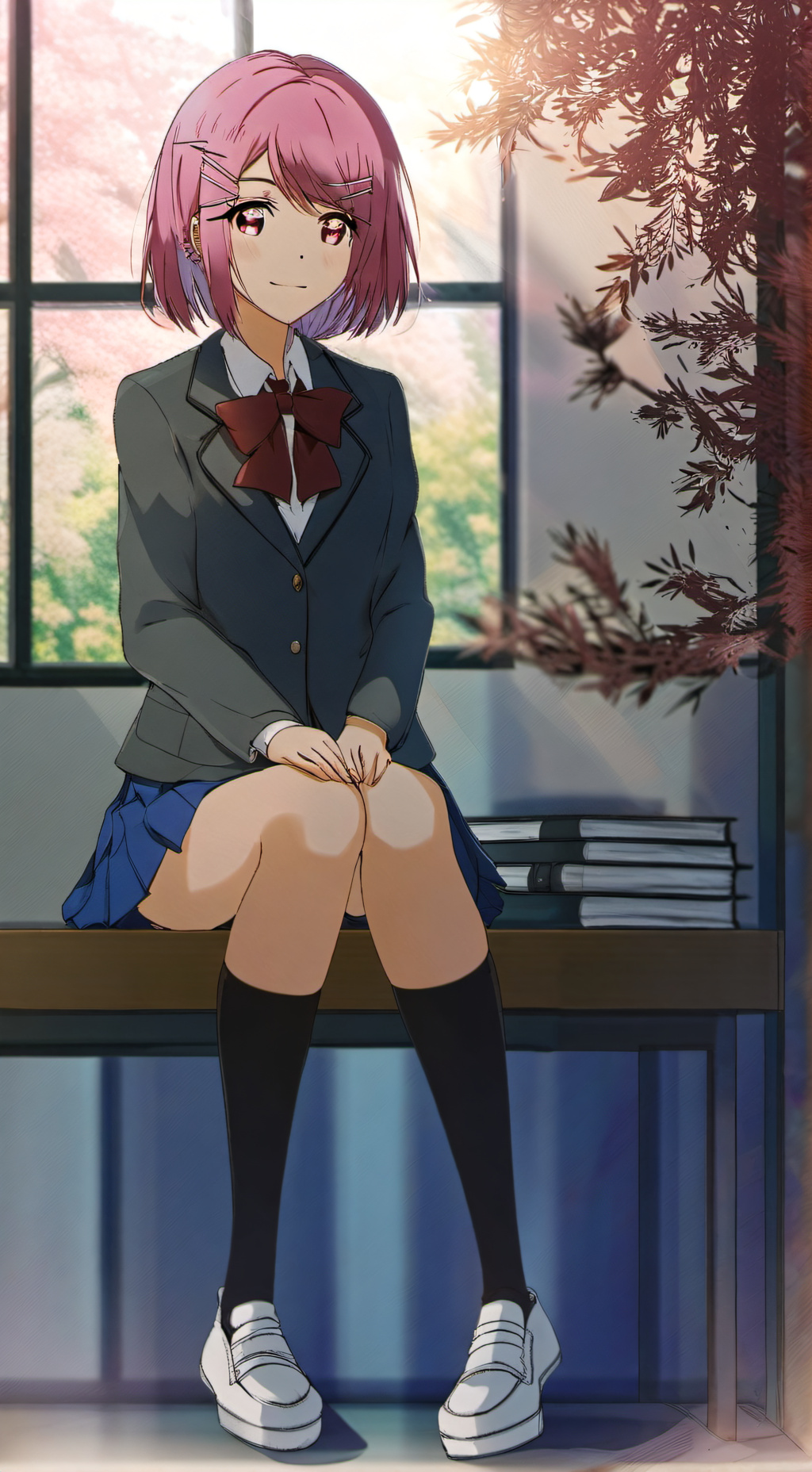 ai character: Natsuki background