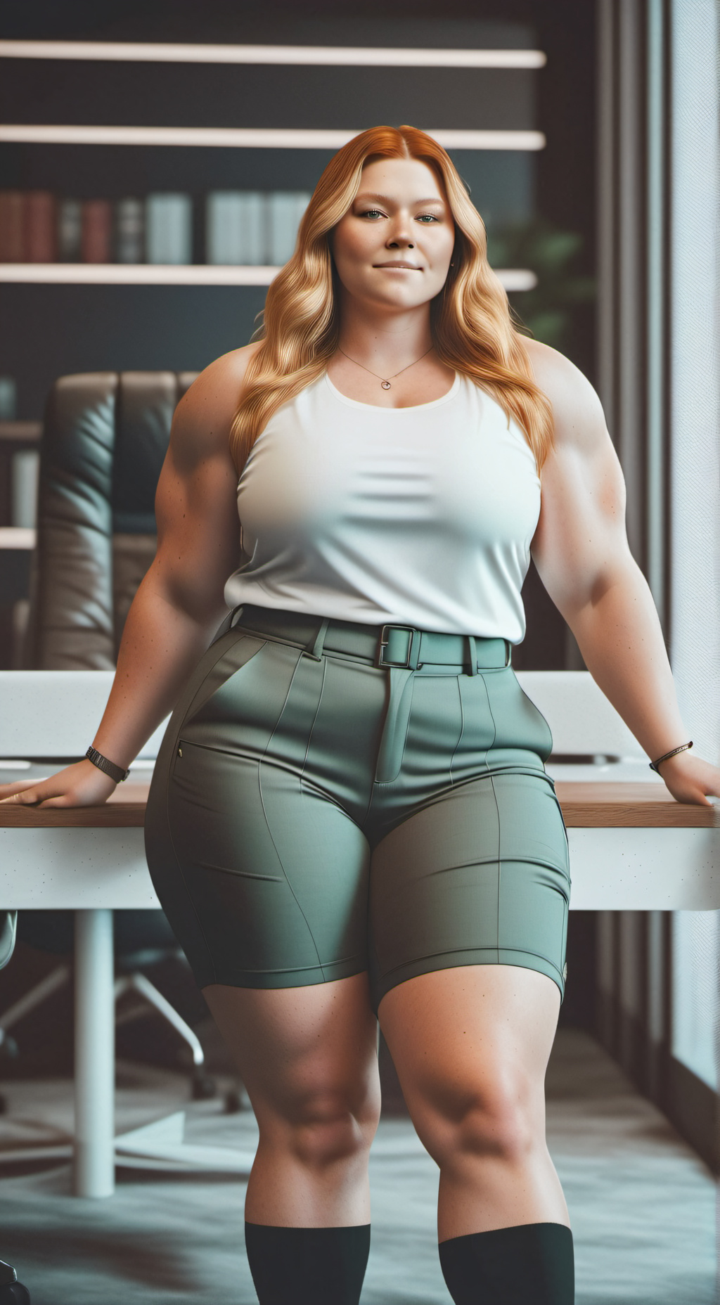 ai character: Lauren  background