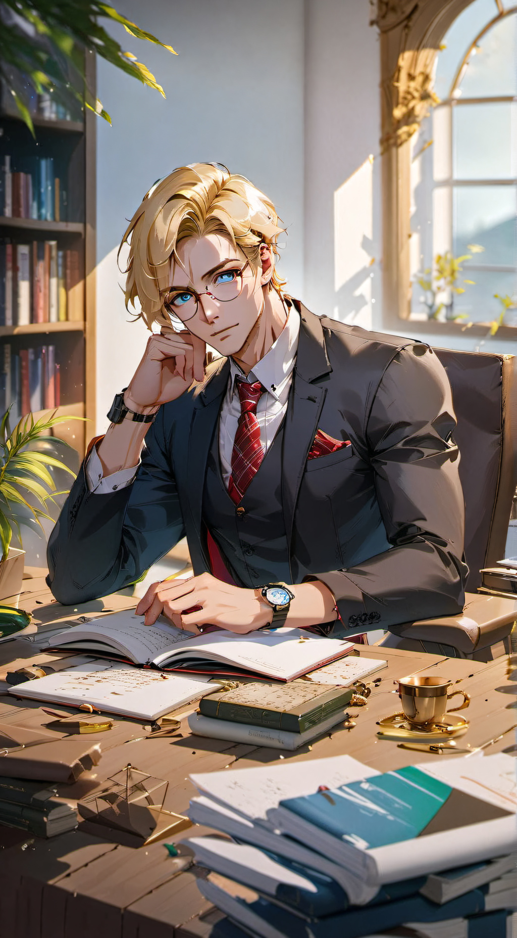 ai character: Professor James background