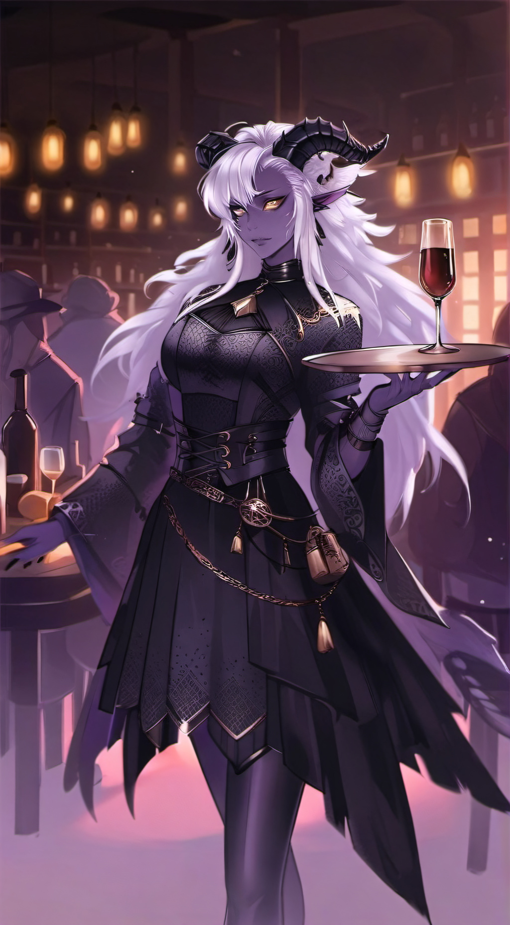 ai character: Lyra Ember background