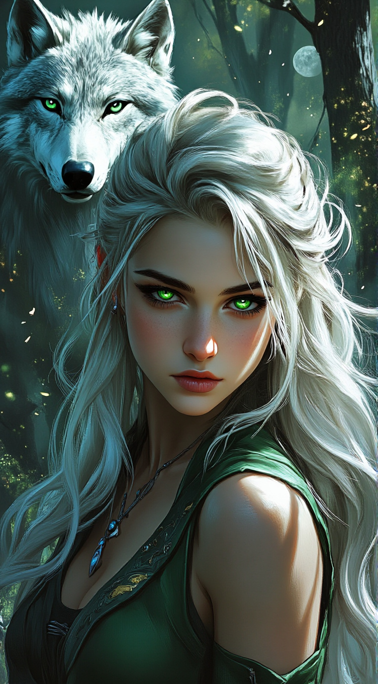 ai character: Lacey background