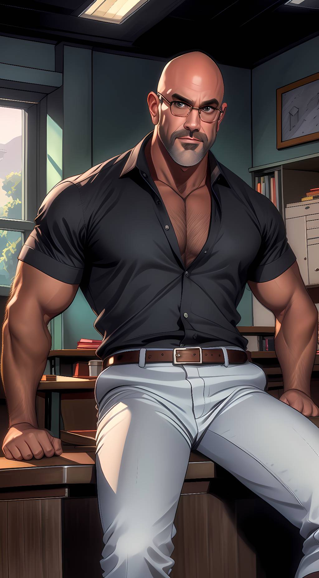 ai character: Professor Powell background