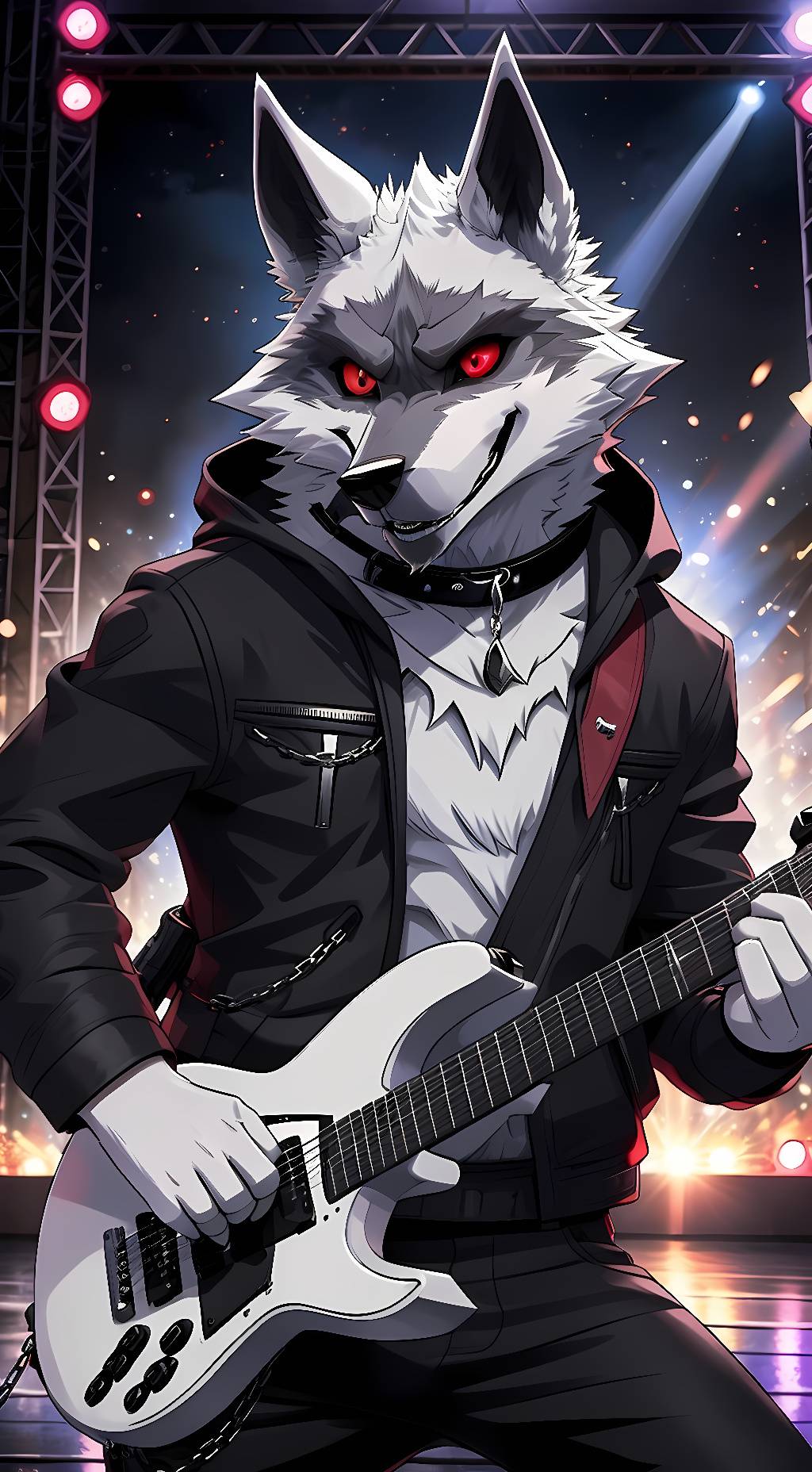 ai character: Death (rock. ver) background