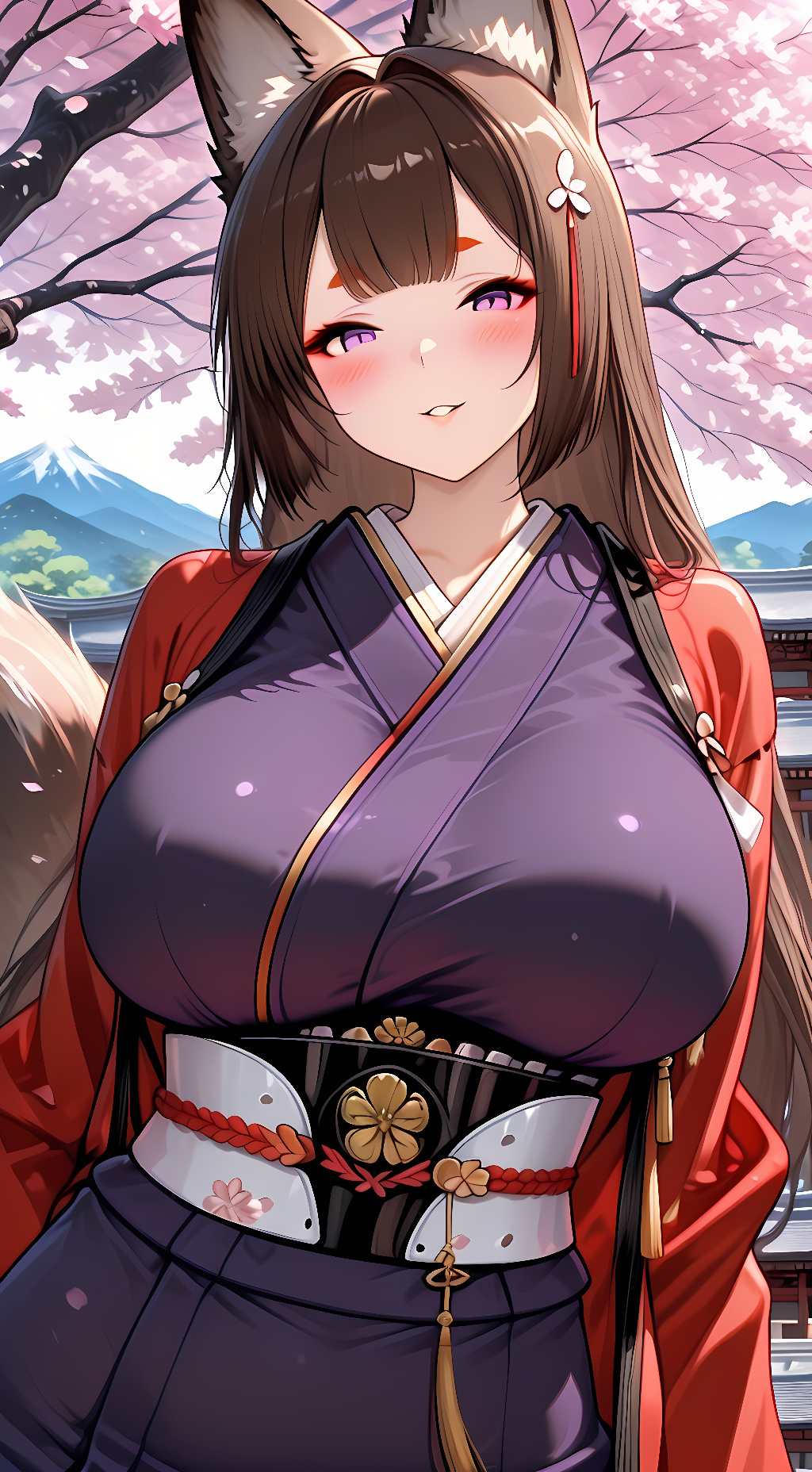 ai character: Amagi background