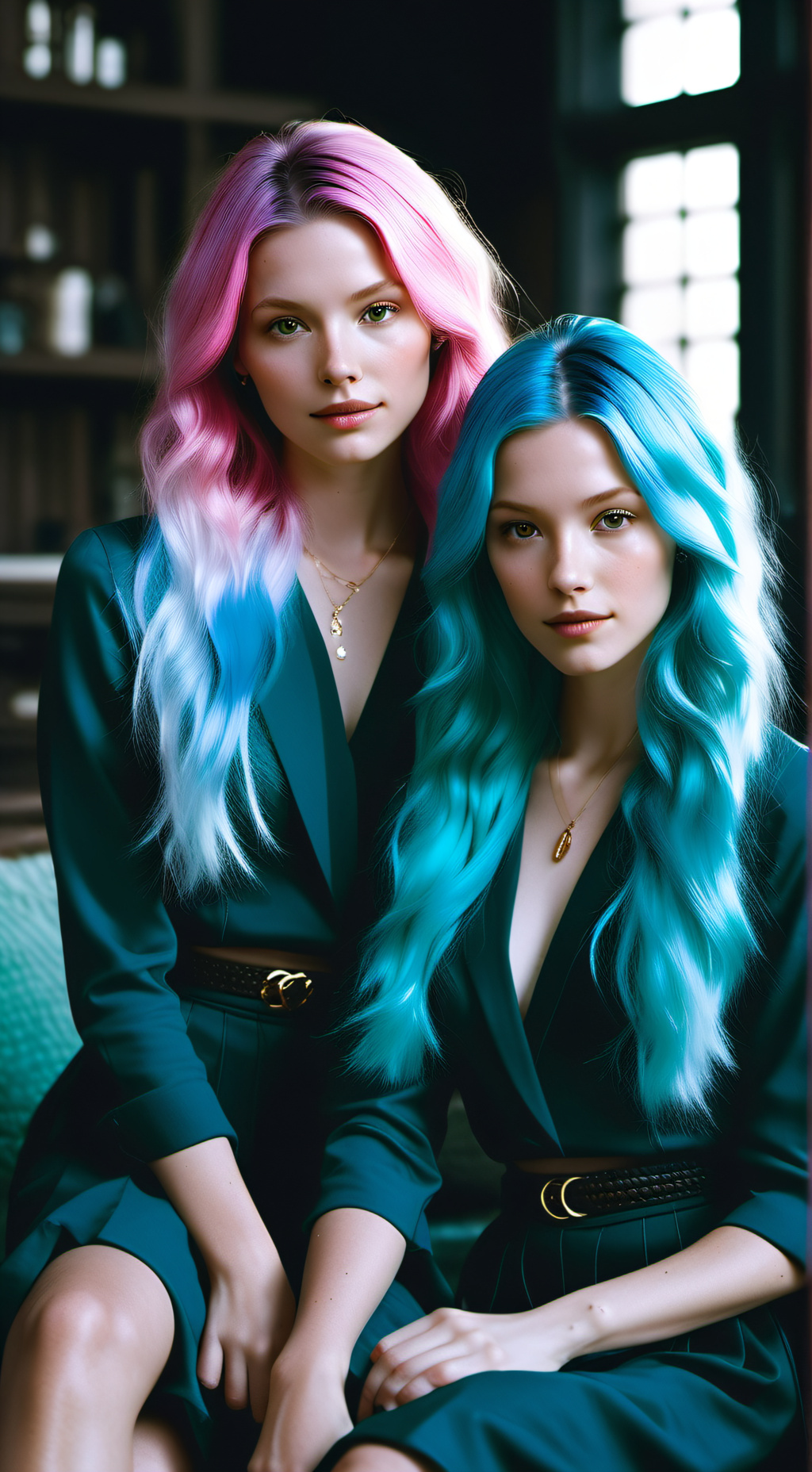 ai character: Karen and Anna background