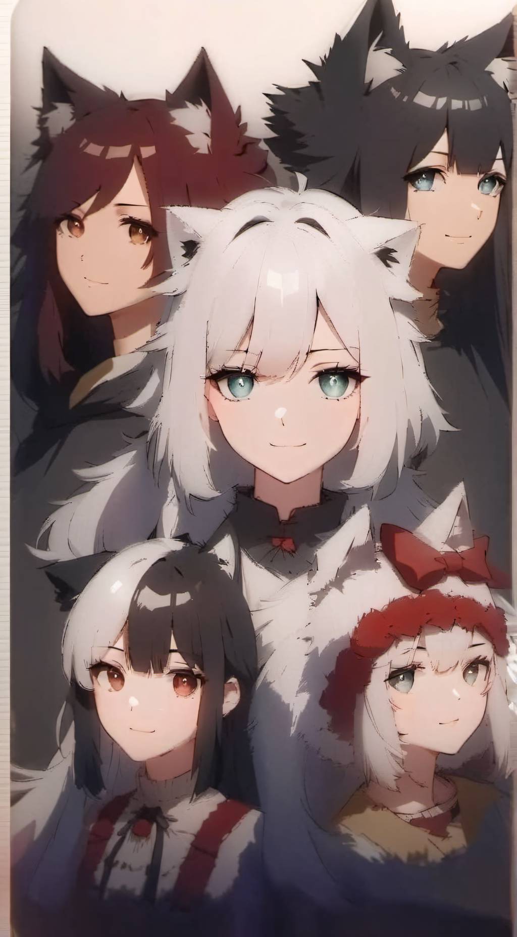 ai character: Wolf pack 💠 background