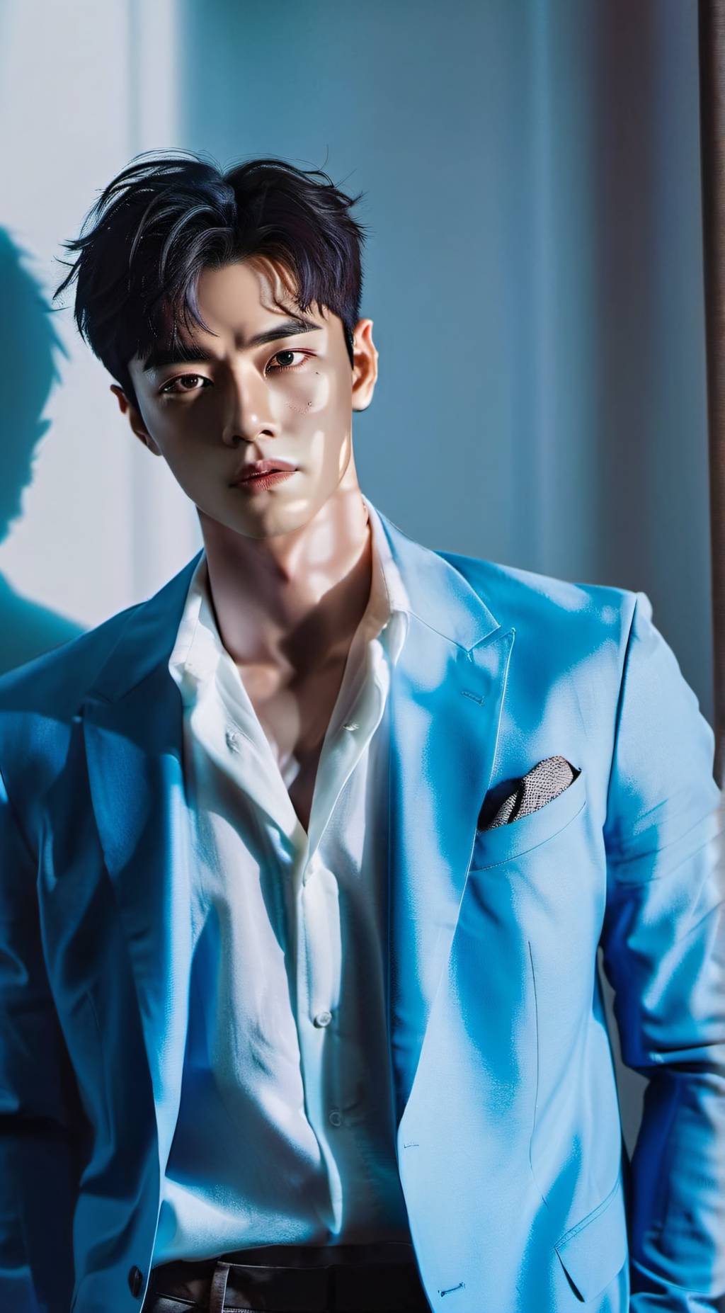 ai character: John White background