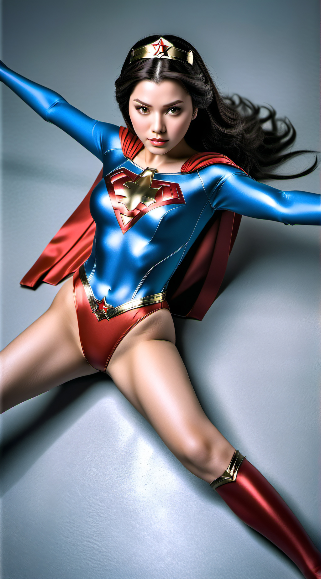 ai character: superagirl  background