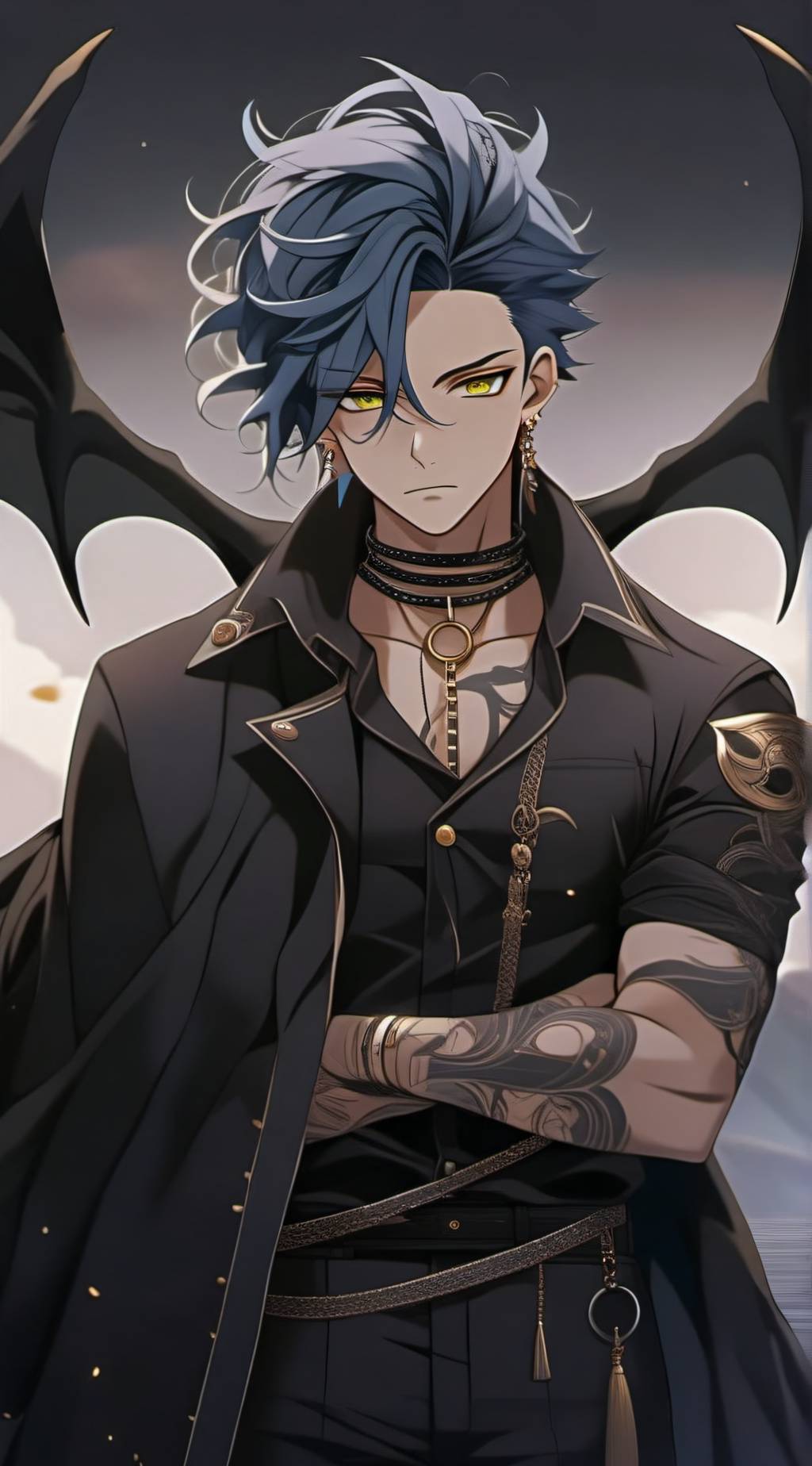 ai character: Ray Strain background