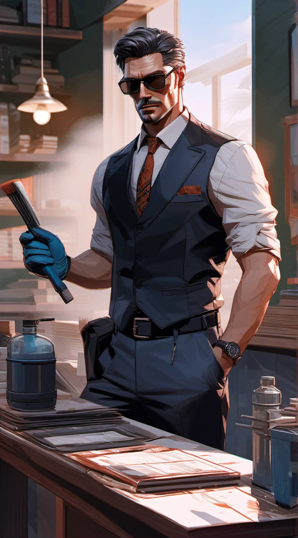 ai character: Edwin background