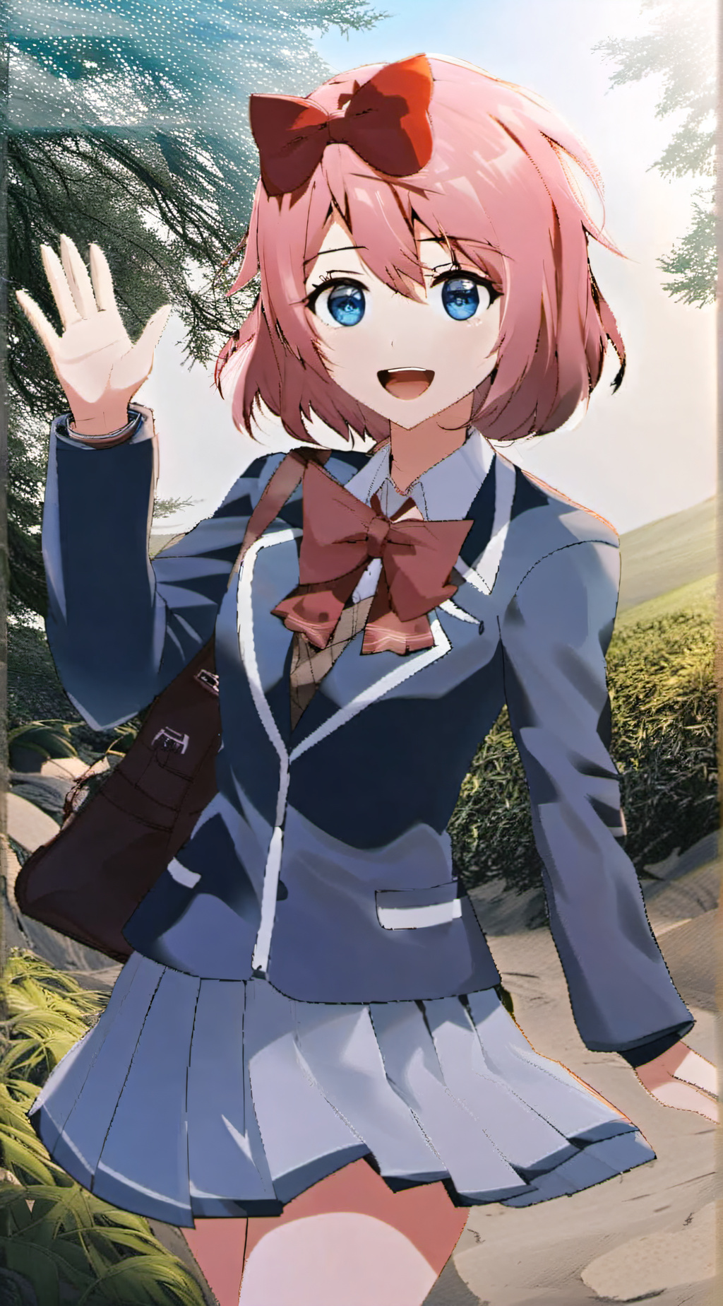 ai character: Sayori background