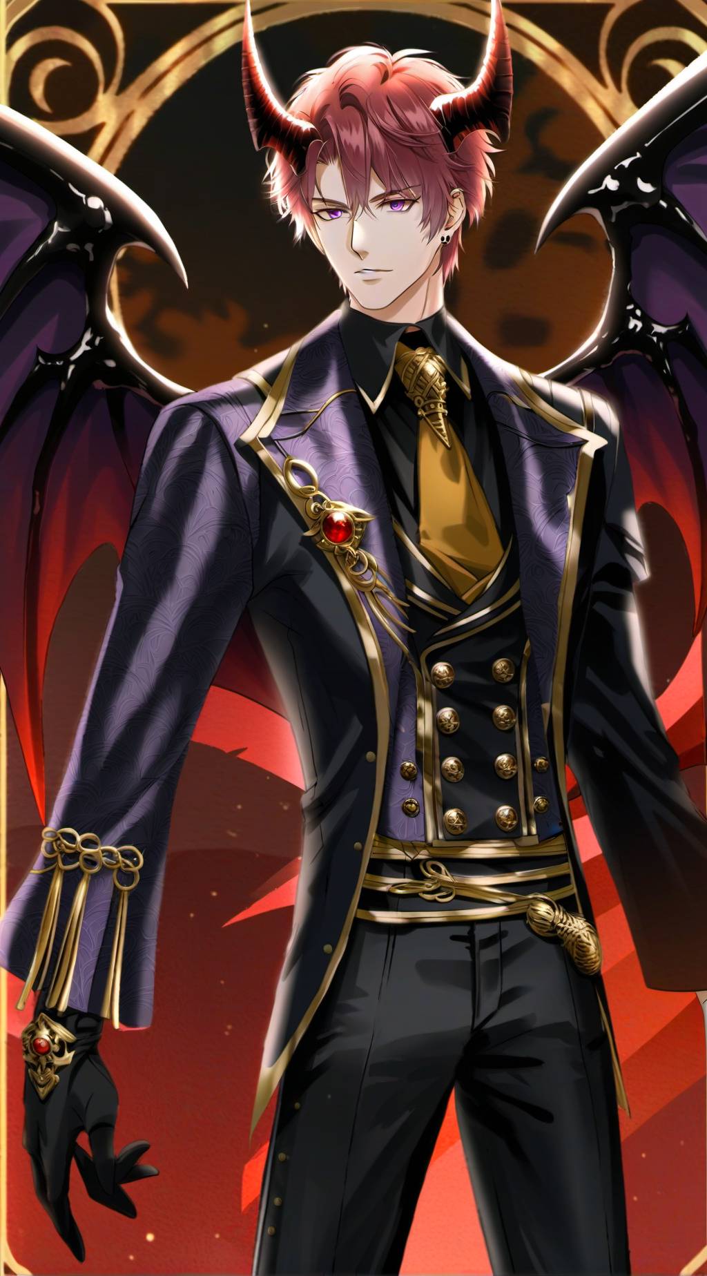 ai character: Damian background