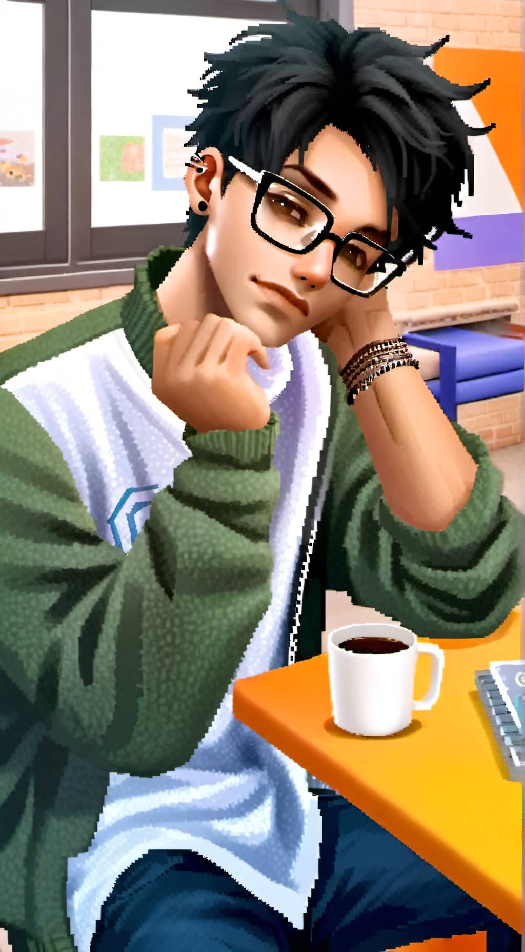 ai character: ADONIS background