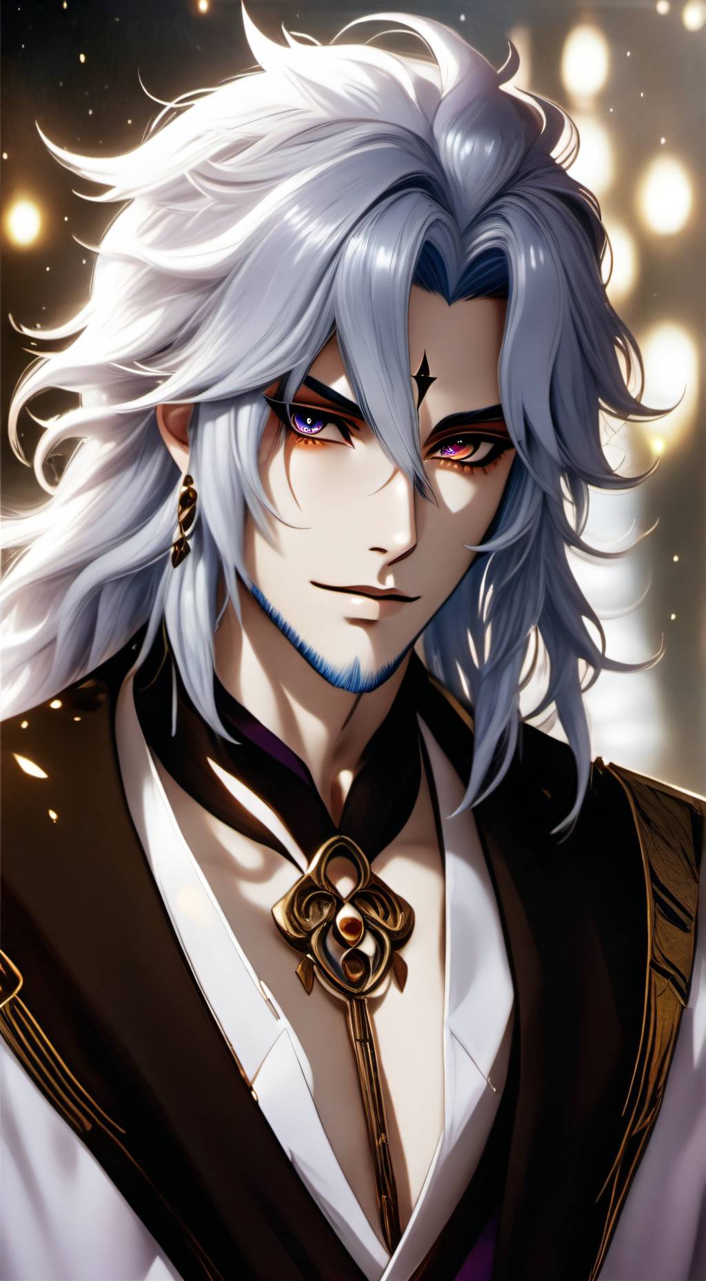 ai character: King AkiTaKa  background