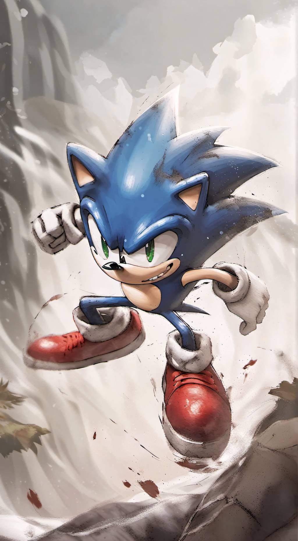 ai character: ⚡️Sonic⚡️ background