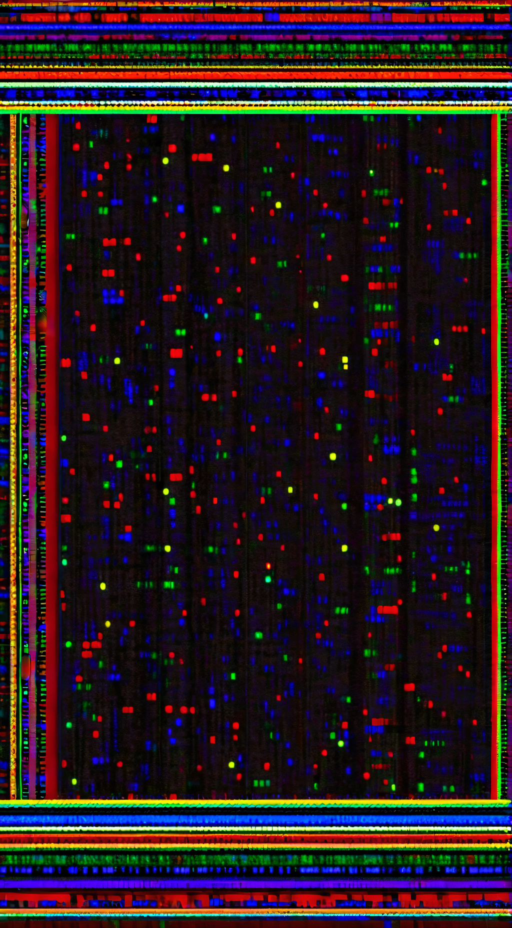 ai character: md   think glitch background