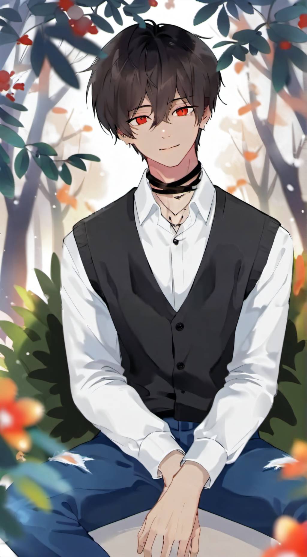 ai character: The three demons! background