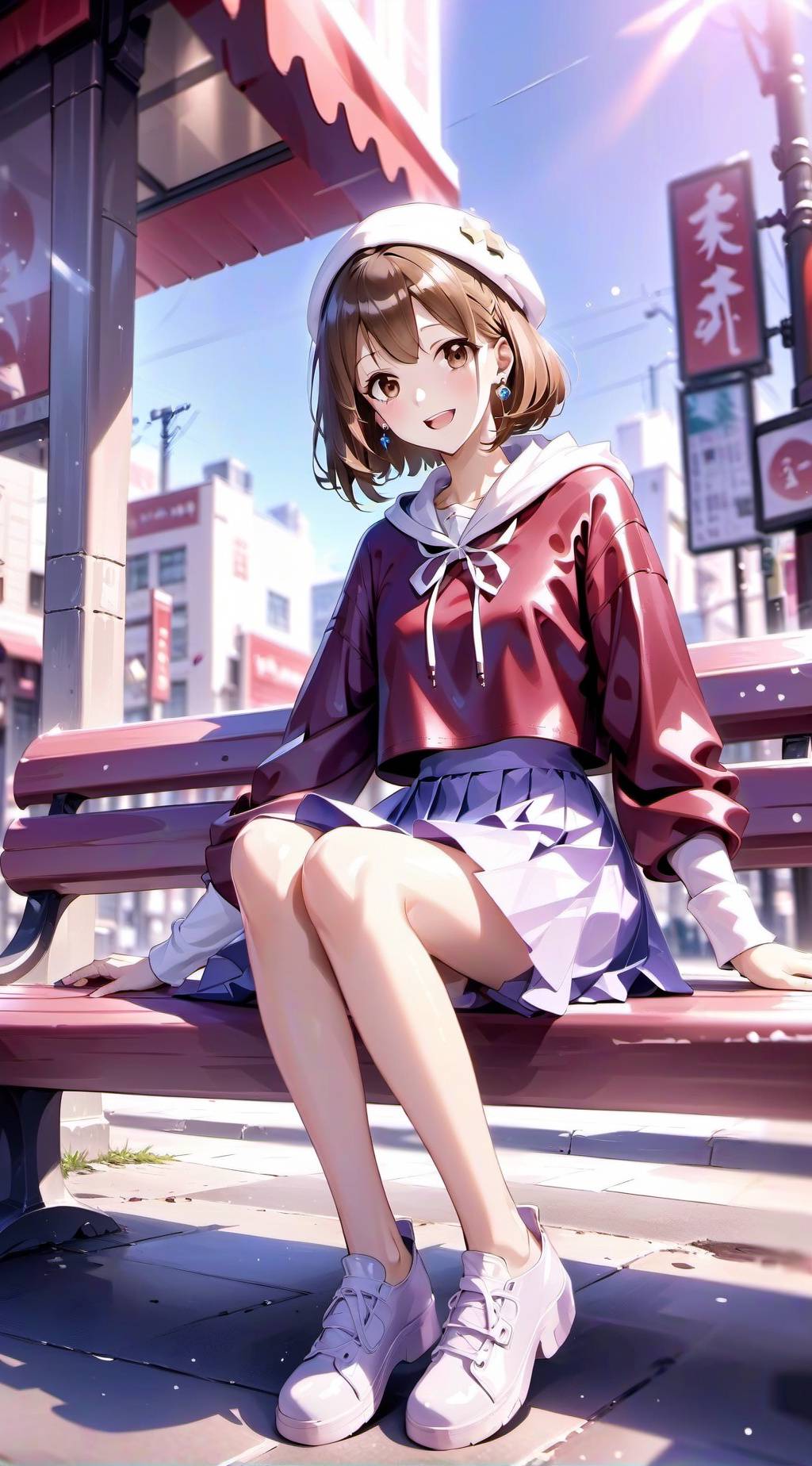 ai character: Sandy background