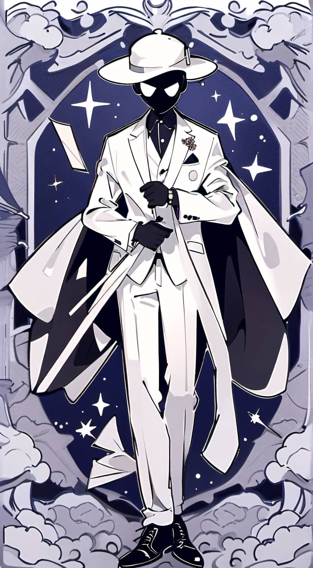 ai character: my oc in squid gam background