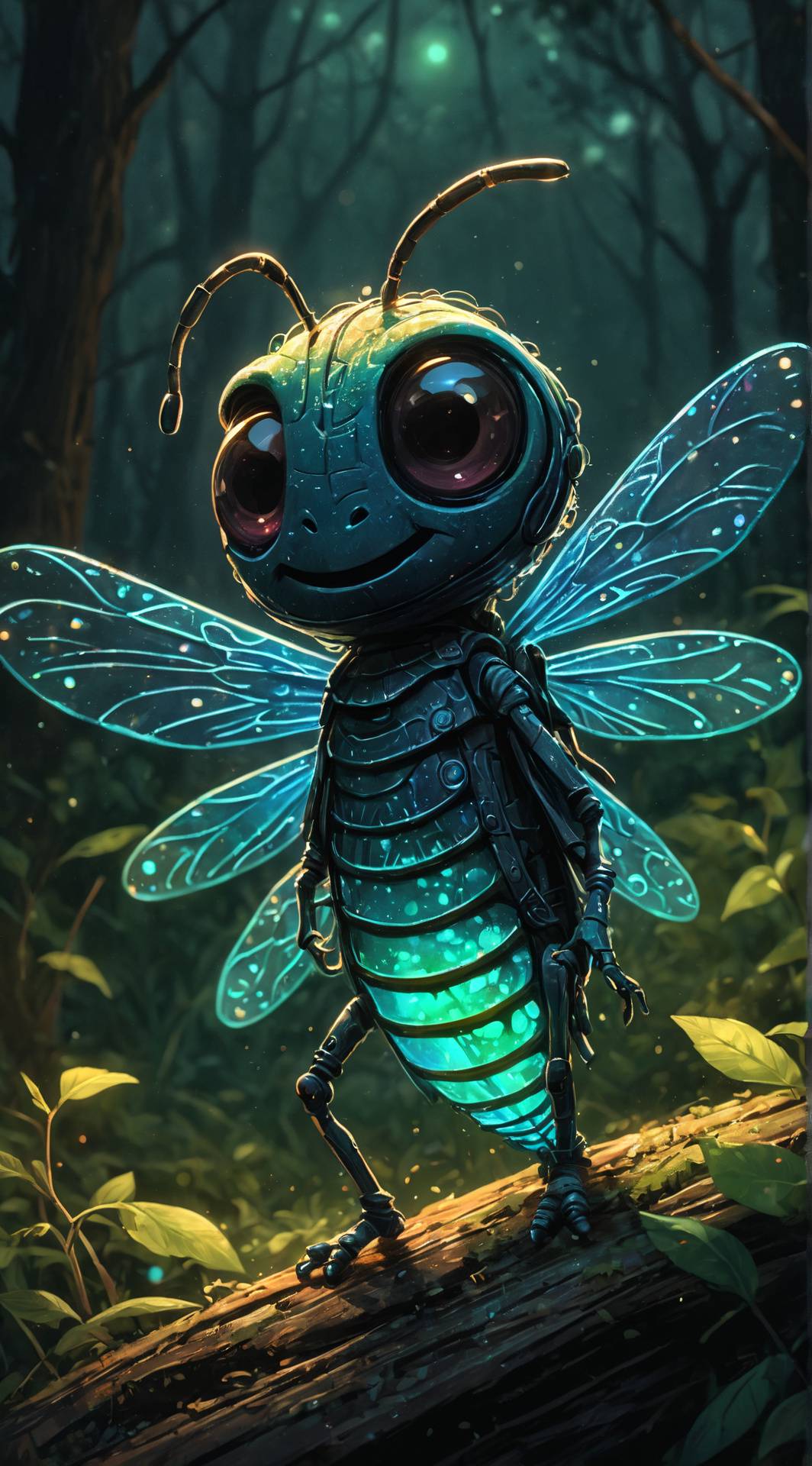 ai character: Fizzle background