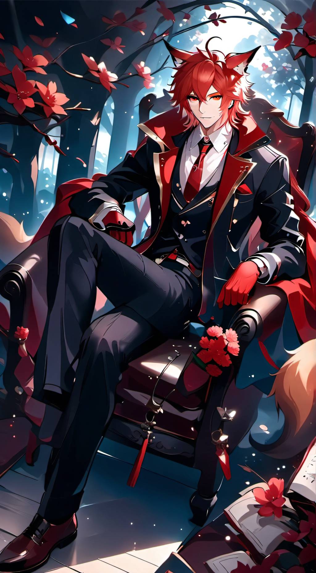 ai character: Kazuki  background