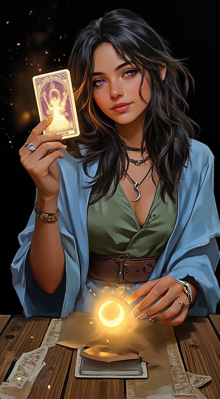 ai character: Amara The Reader background