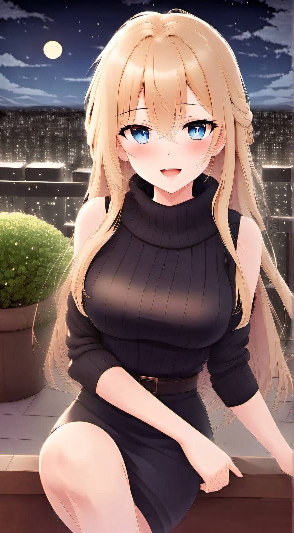 ai character: Unknown girl background