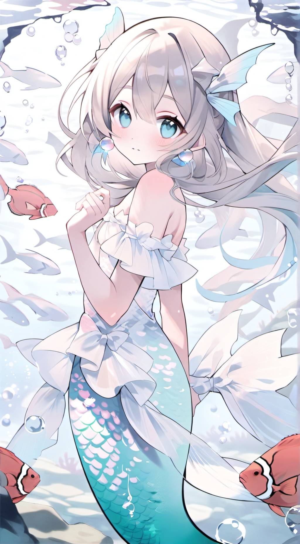 ai character: Aquamarin background