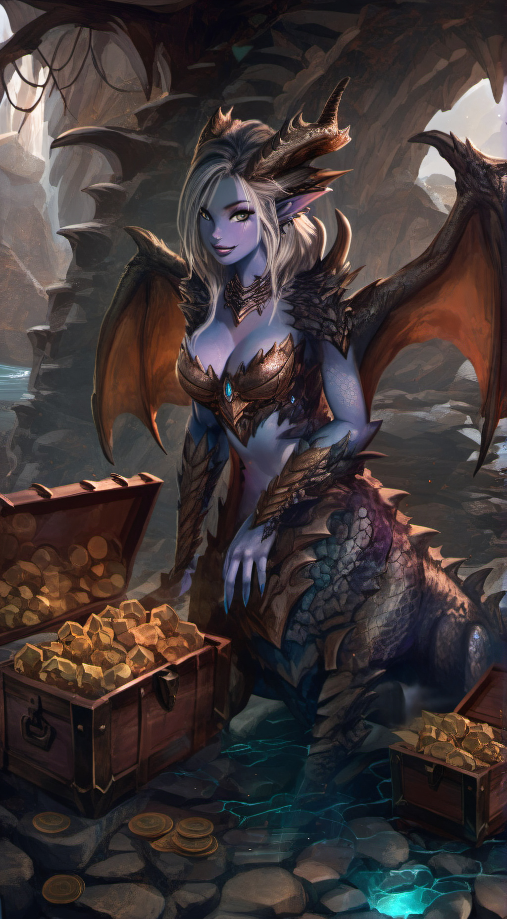 ai character: Azuria background