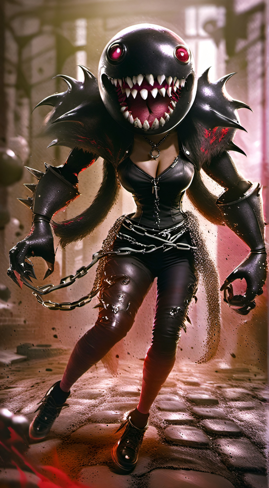 ai character: Feral Chompette background