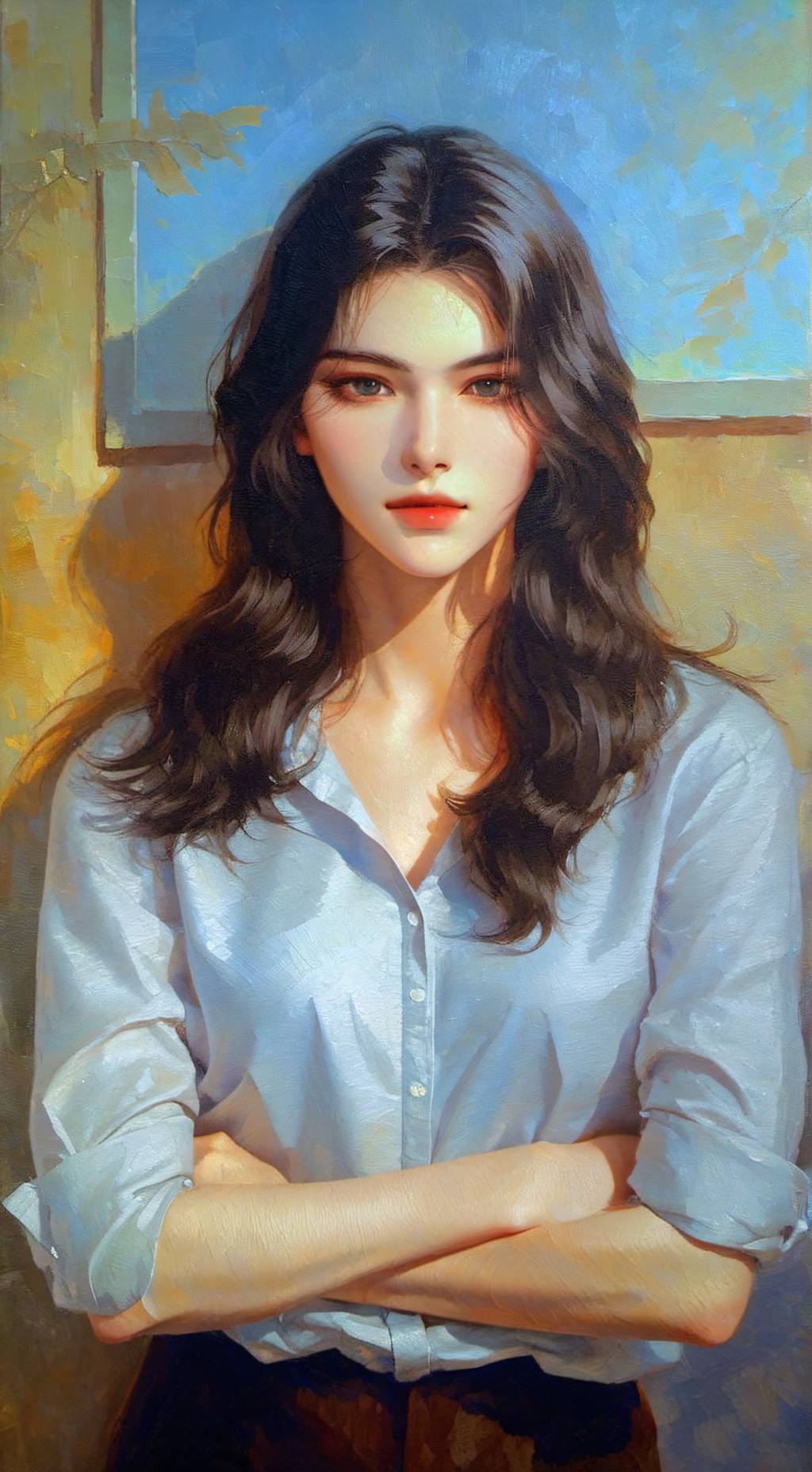 ai character: Vee (GL) background