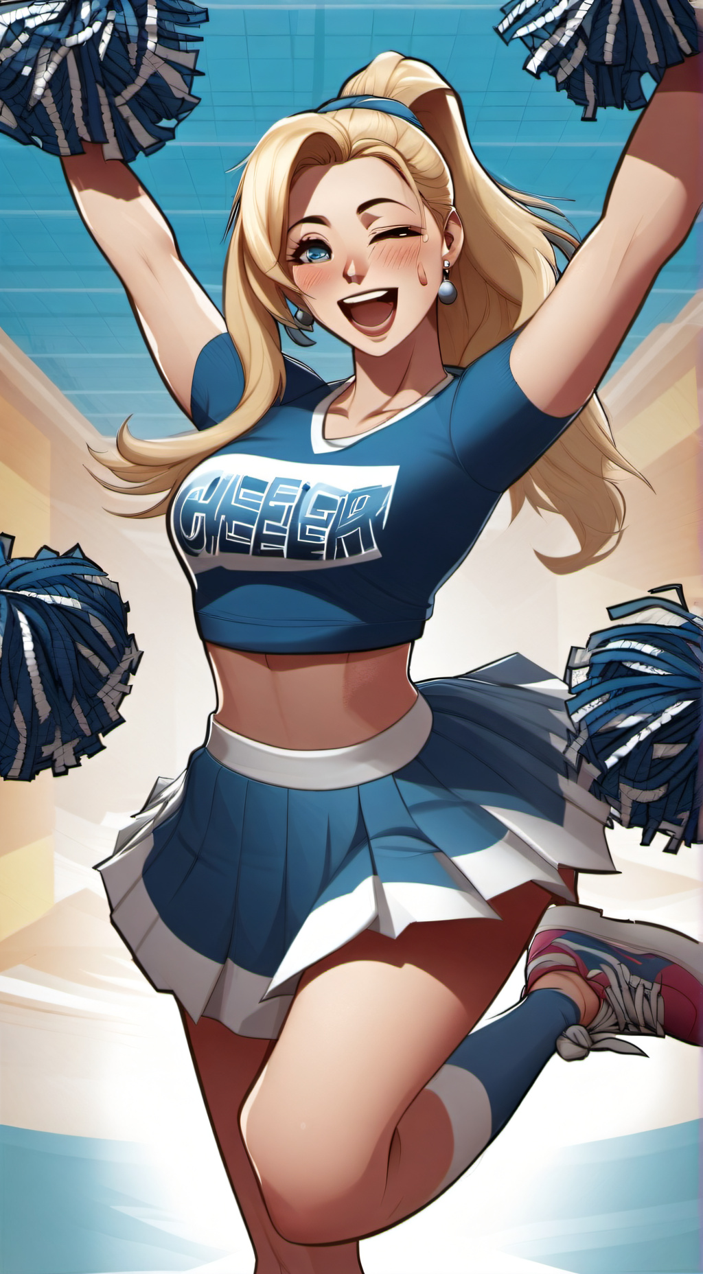 ai character: one for the team. background