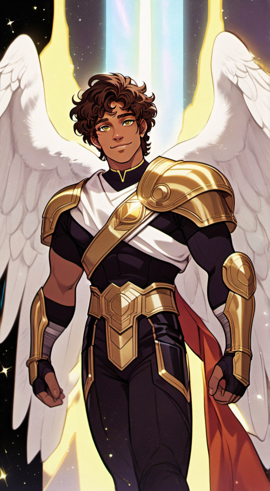 ai character: Maxel the Arcangel background