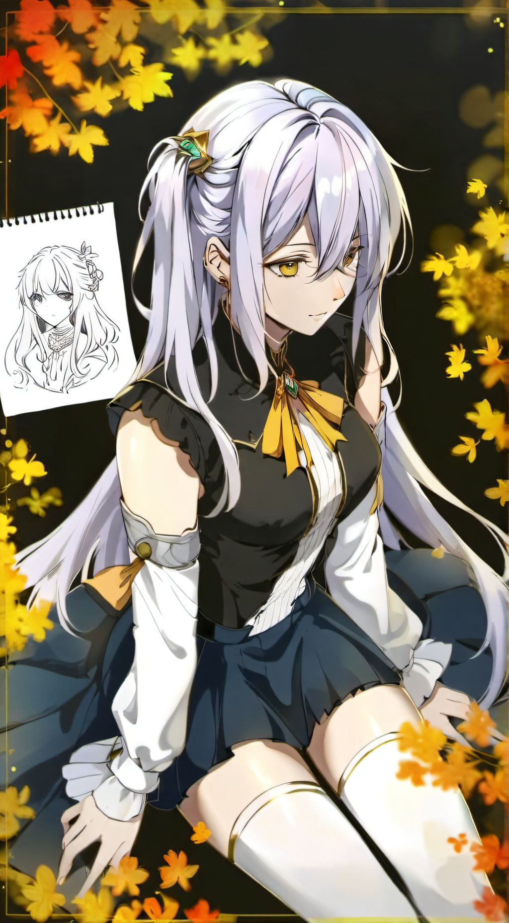 ai character: kalea starnium background