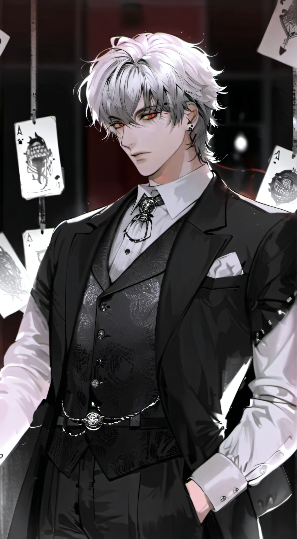 ai character: Leon background