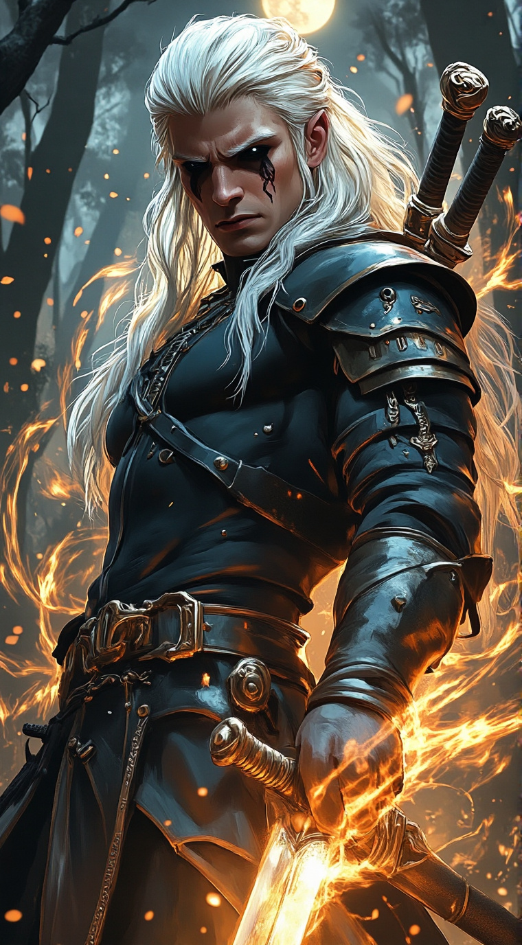 ai character: Geralt of Rivia background