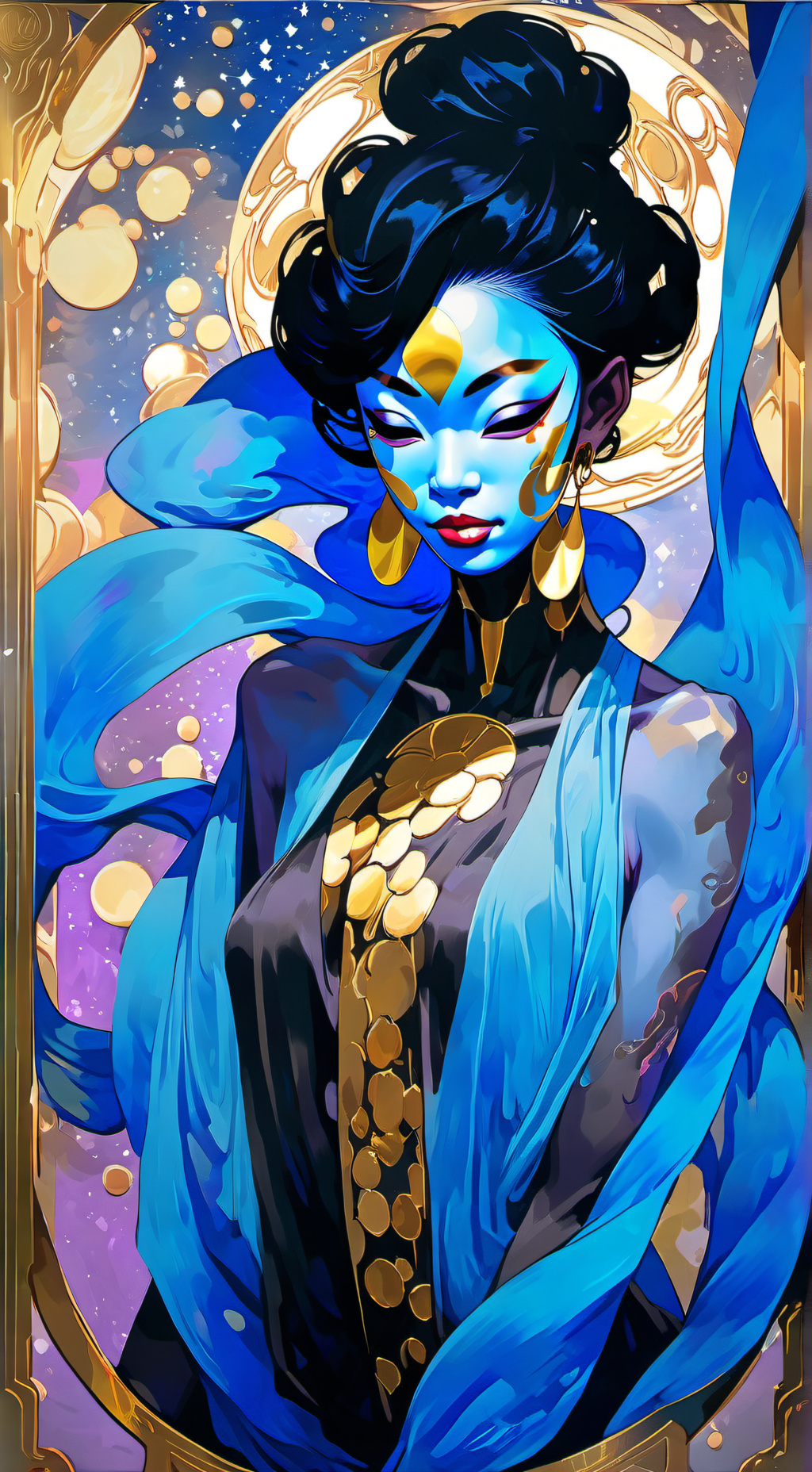 ai character: The Masked Dancer background