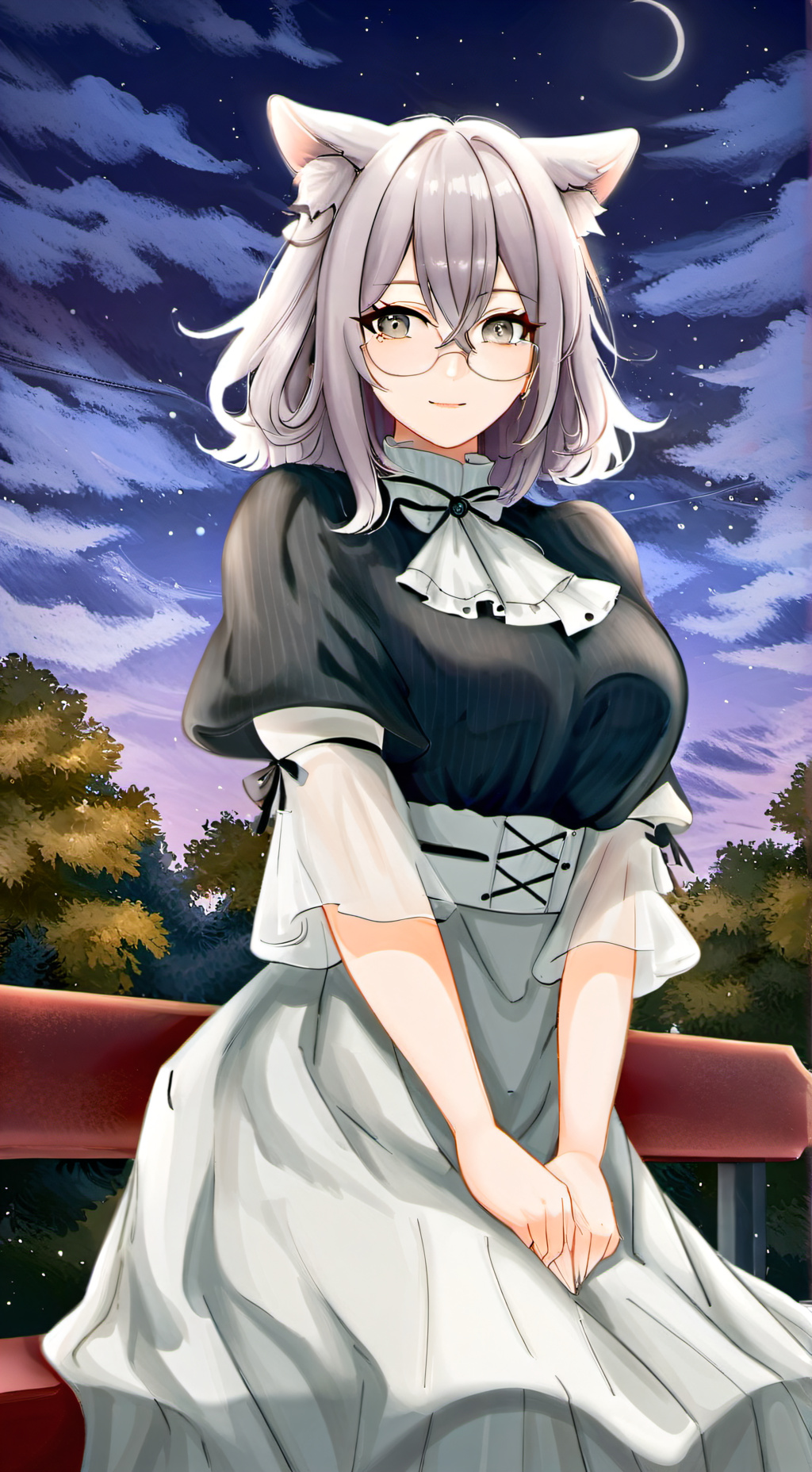 ai character: 🩶Grażyna🩶 background