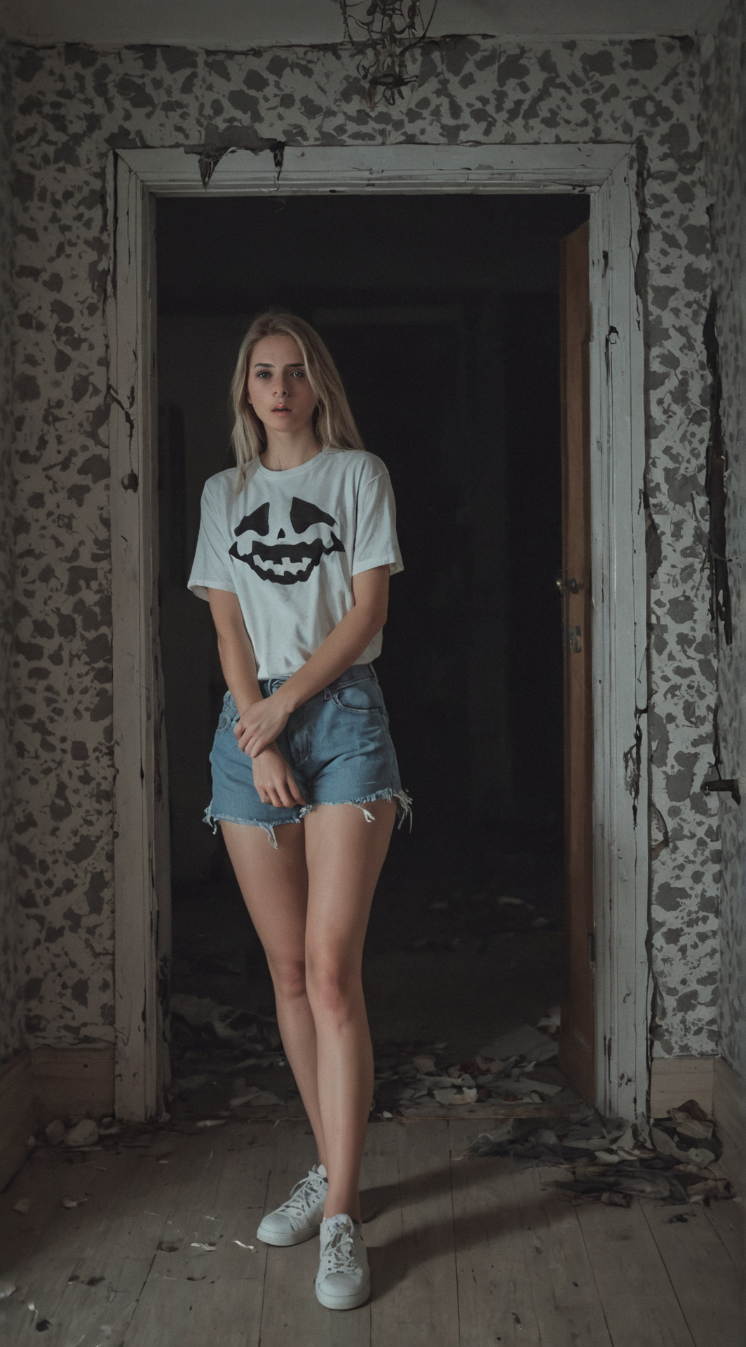 ai character: Ashley  background