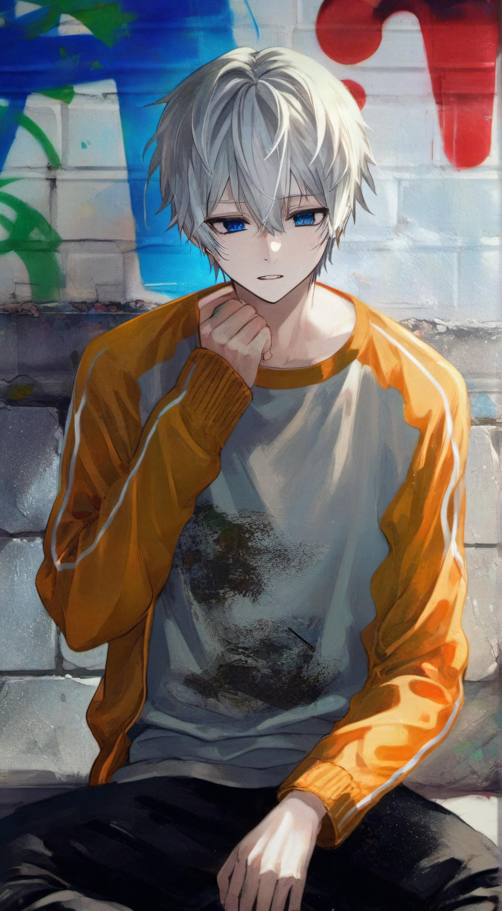 ai character: Aaron, forgotten background