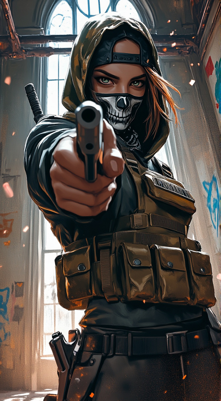 ai character: illegal courier background